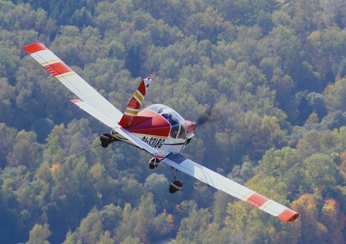 В России упал легкомоторный самолет