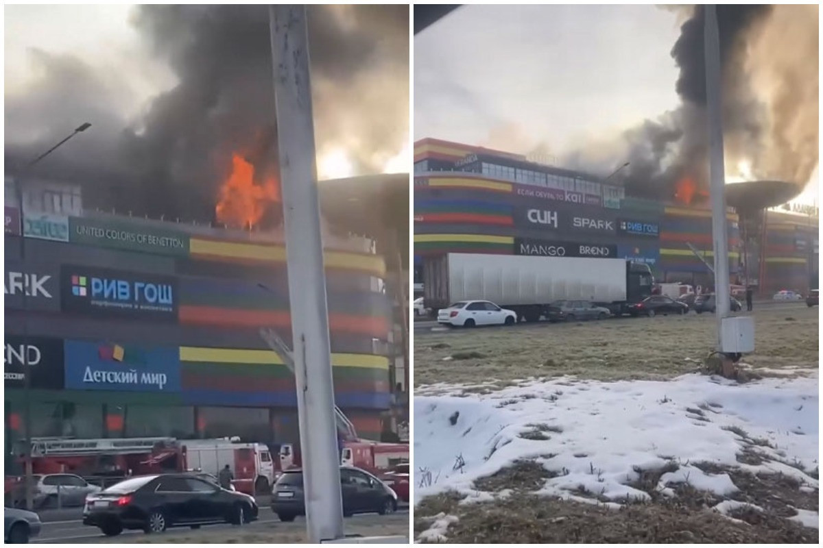 В России в торговом центре произошел пожар, есть погибший и раненые-ВИДЕО