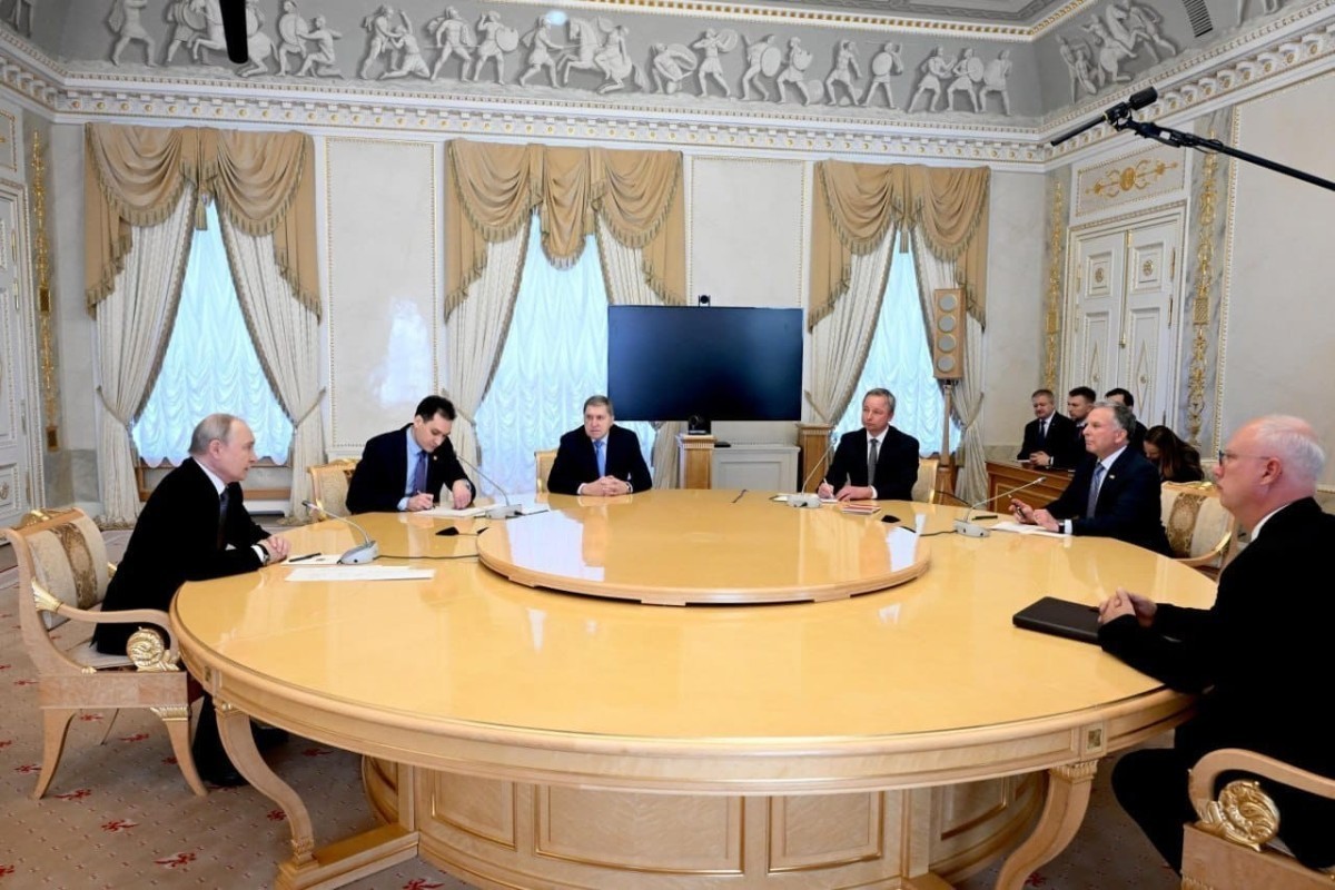 В Санкт-Петербурге началась встреча Путина и Уиткоффа