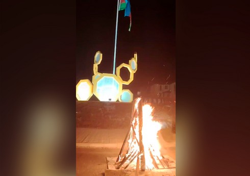 В селе Баллыджа Ходжалинского района отметили "Од чершенбеси"