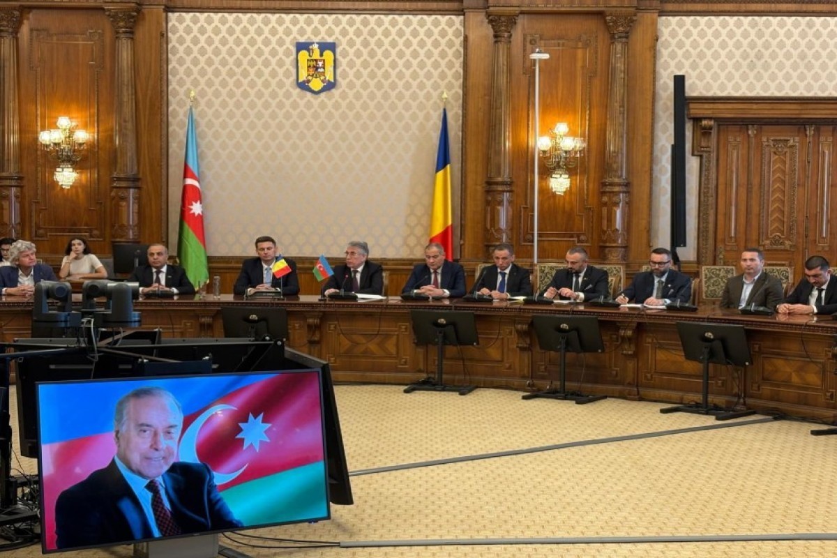 В Сенате Румынии состоялось мероприятие, посвящённое 103-й годовщине со дня рождения Гейдара Алиева-ФОТО