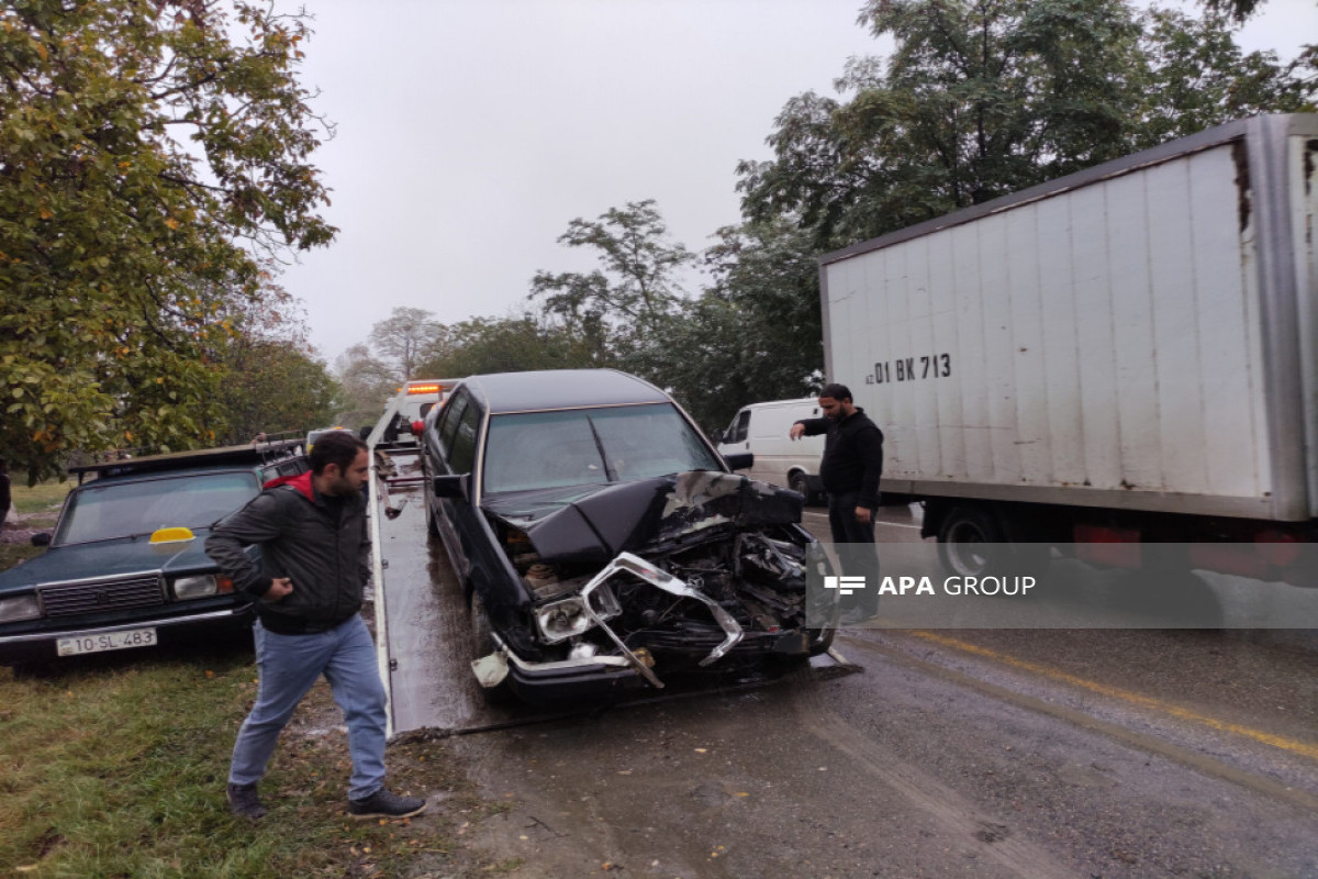 В северном регионе Азербайджана произошло ДТП, погиб водитель – ФОТО