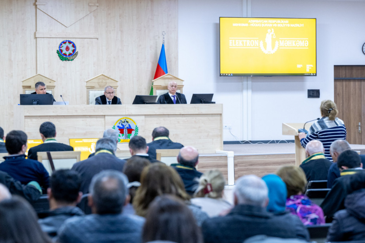 В суде продемонстрированы видеоматериалы относительно убийства и сожжения армянскими военными 39-дневного младенца в Баганис-Айрыме