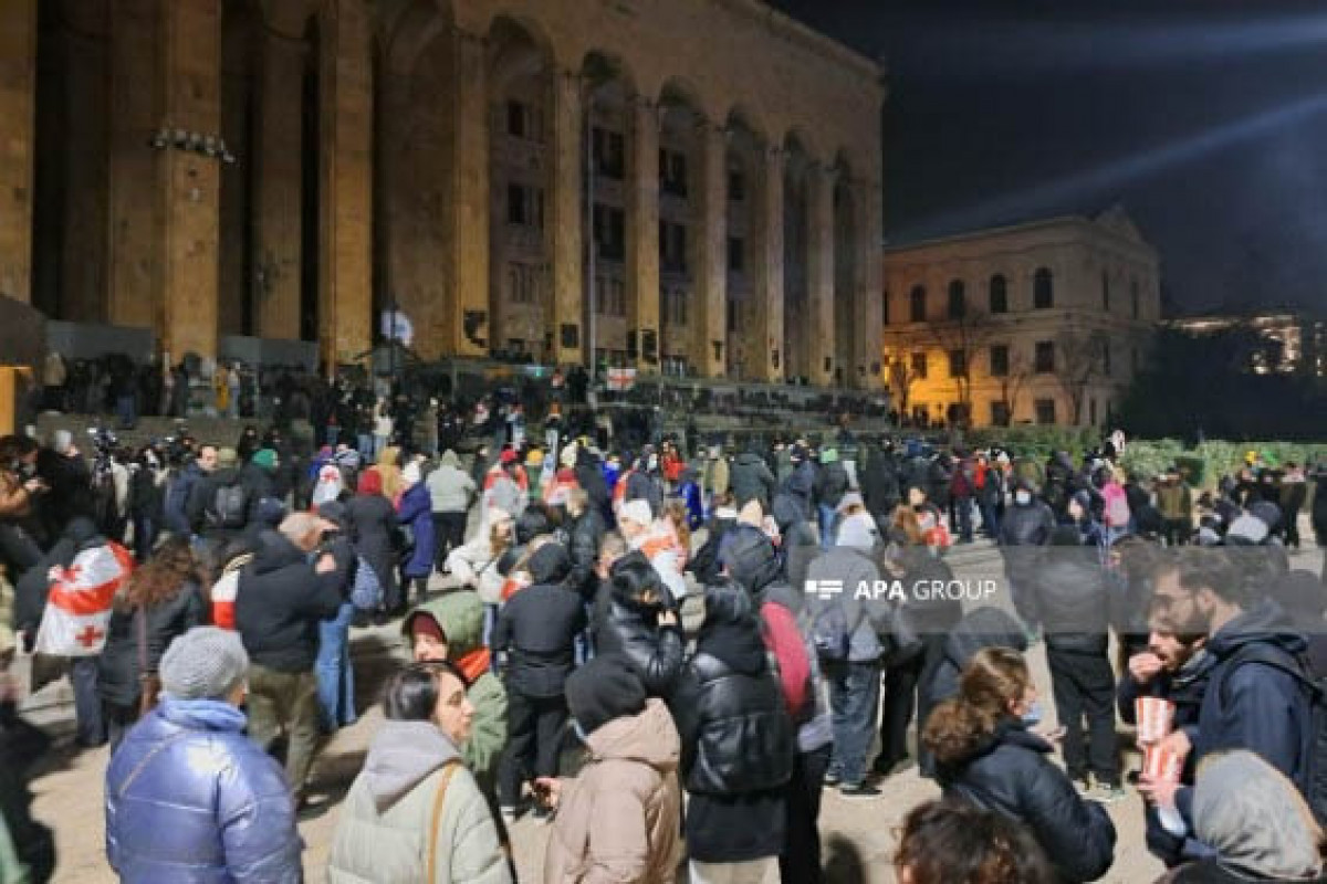 В Тбилиси на проспекте Руставели завершилась акция протеста-ОБНОВЛЕНО-ФОТО