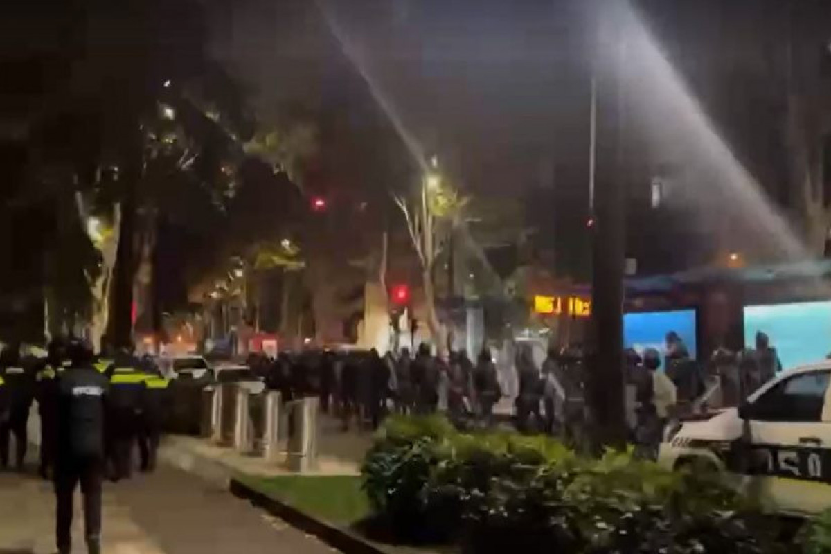 В Тбилиси полиция вмешалась в действия протестующих