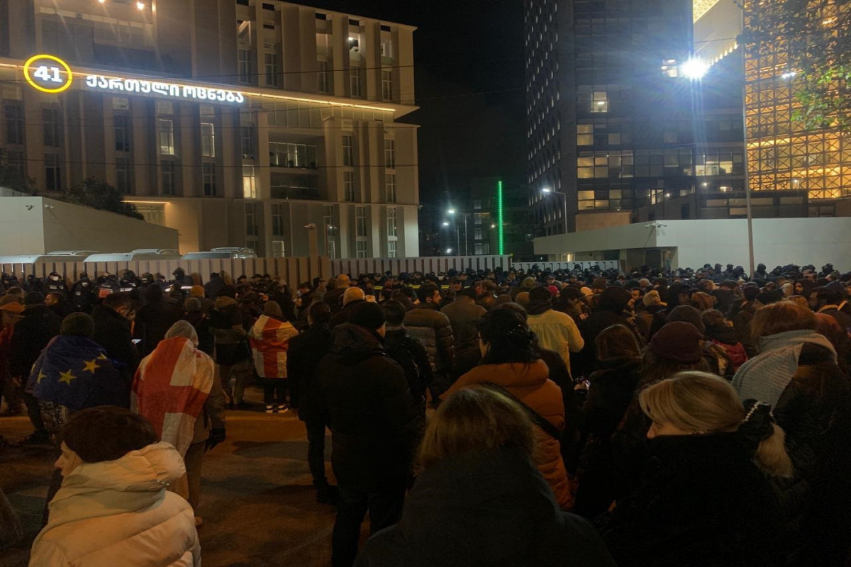 В Тбилиси расширяется масштаб акции протеста-ОБНОВЛЕНО