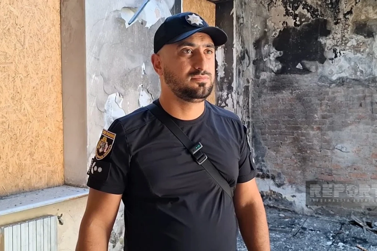 В Украине кабинет начальника полиции-азербайджанца подвергся атаке дронов