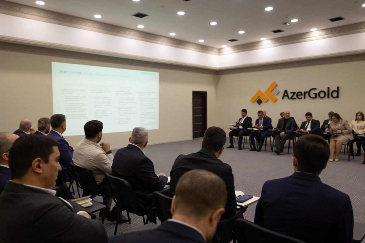 В ЗАО «AzerGold» состоялся очередной семинар по месторождениям нерудных полезных ископаемых