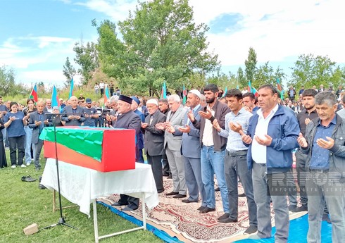 В Зардабском районе простились с шехидом I Карабахской войны Абузером Аббасовым