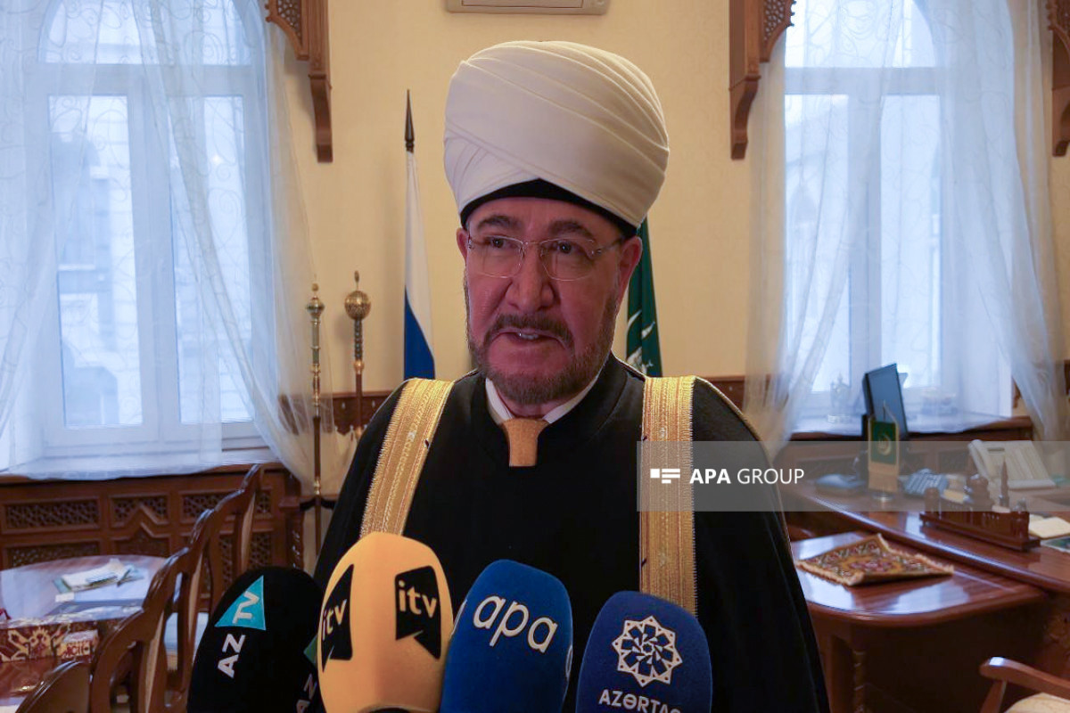 Верховный муфтий России: Для меня было особой честью совершить намаз в Шушинской мечети -ФОТО