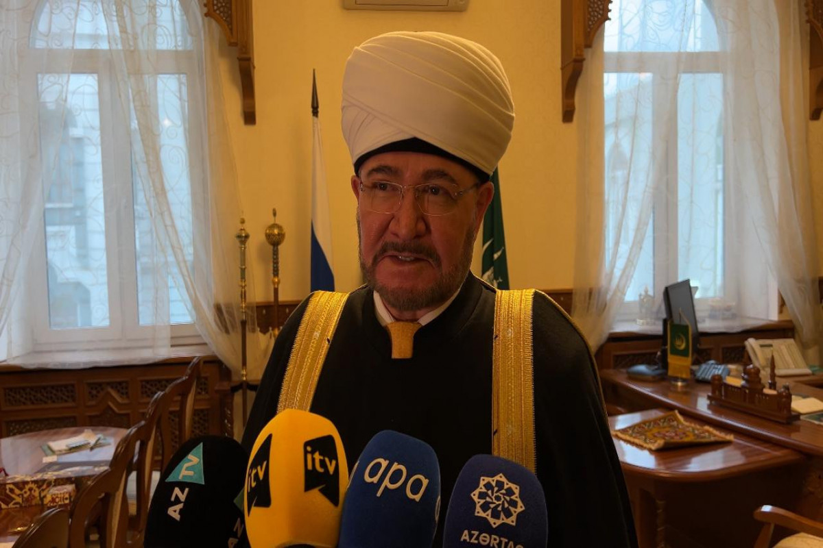 Верховный муфтий России: Для меня было особой честью совершить намаз в Шушинской мечети