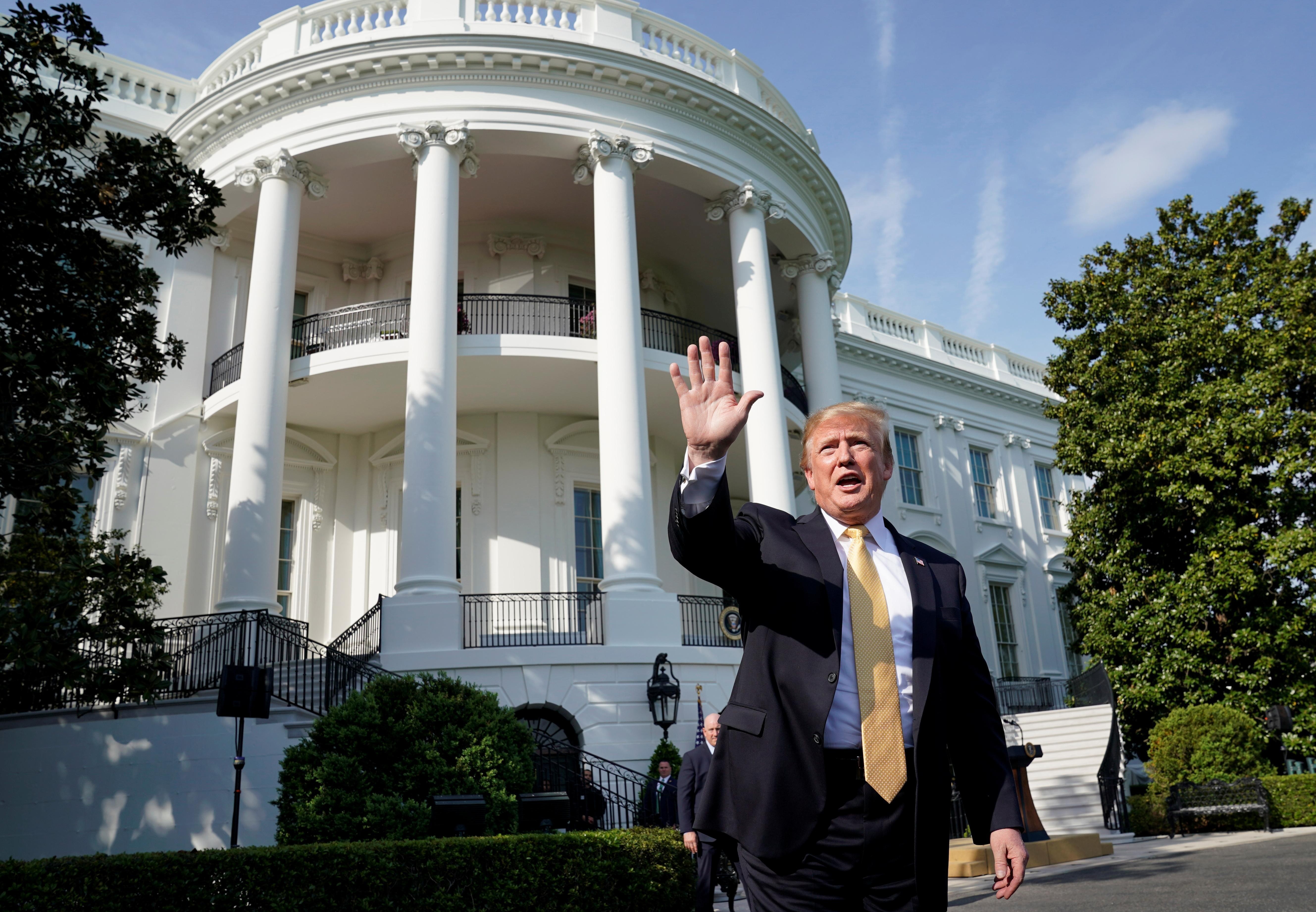 Возле Белого дома во время выступления Трампа произошла стрельба