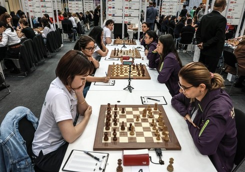 Всемирная шахматная олимпиада: Женская сборная Азербайджана одержала третью победу