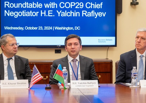 Ялчин Рафиев обсудил в Вашингтоне роль частного сектора на СОР29