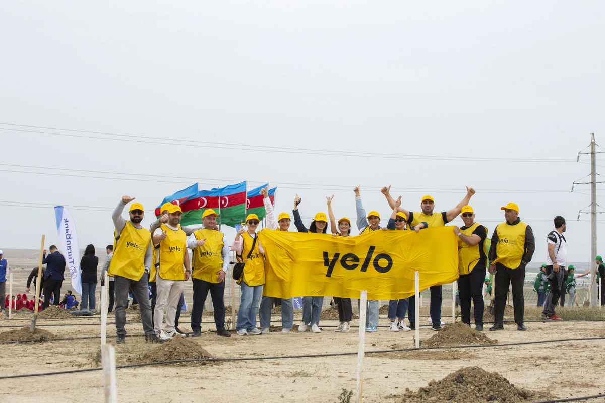 Yelo Bank внес свой вклад в озеленение нашей страны