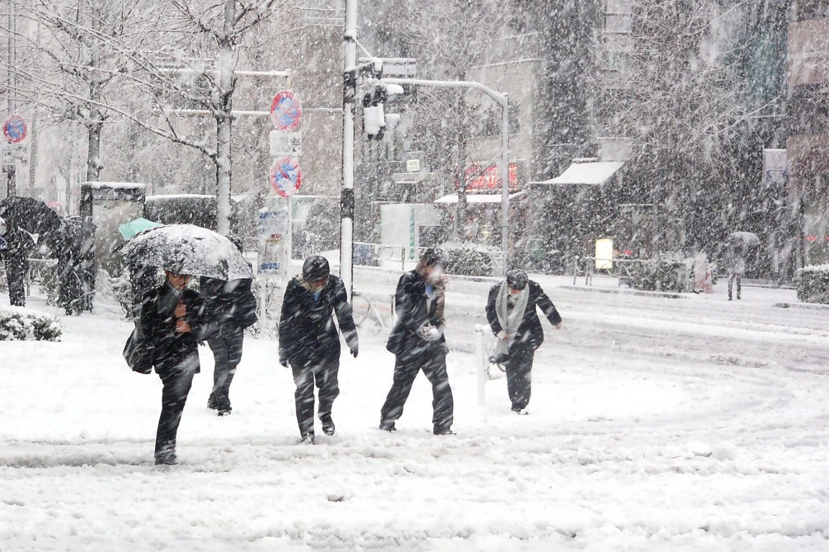 Завтра в Баку ожидается снег, ночью до -5°C