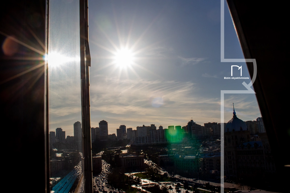 Завтра в Баку воздух прогреется до 35°, в районах возможны дожди