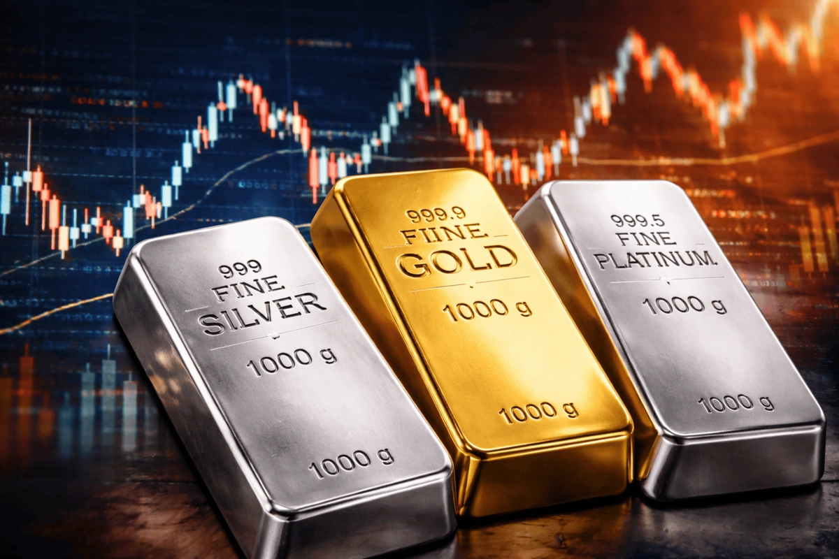 Золото и серебро подешевели