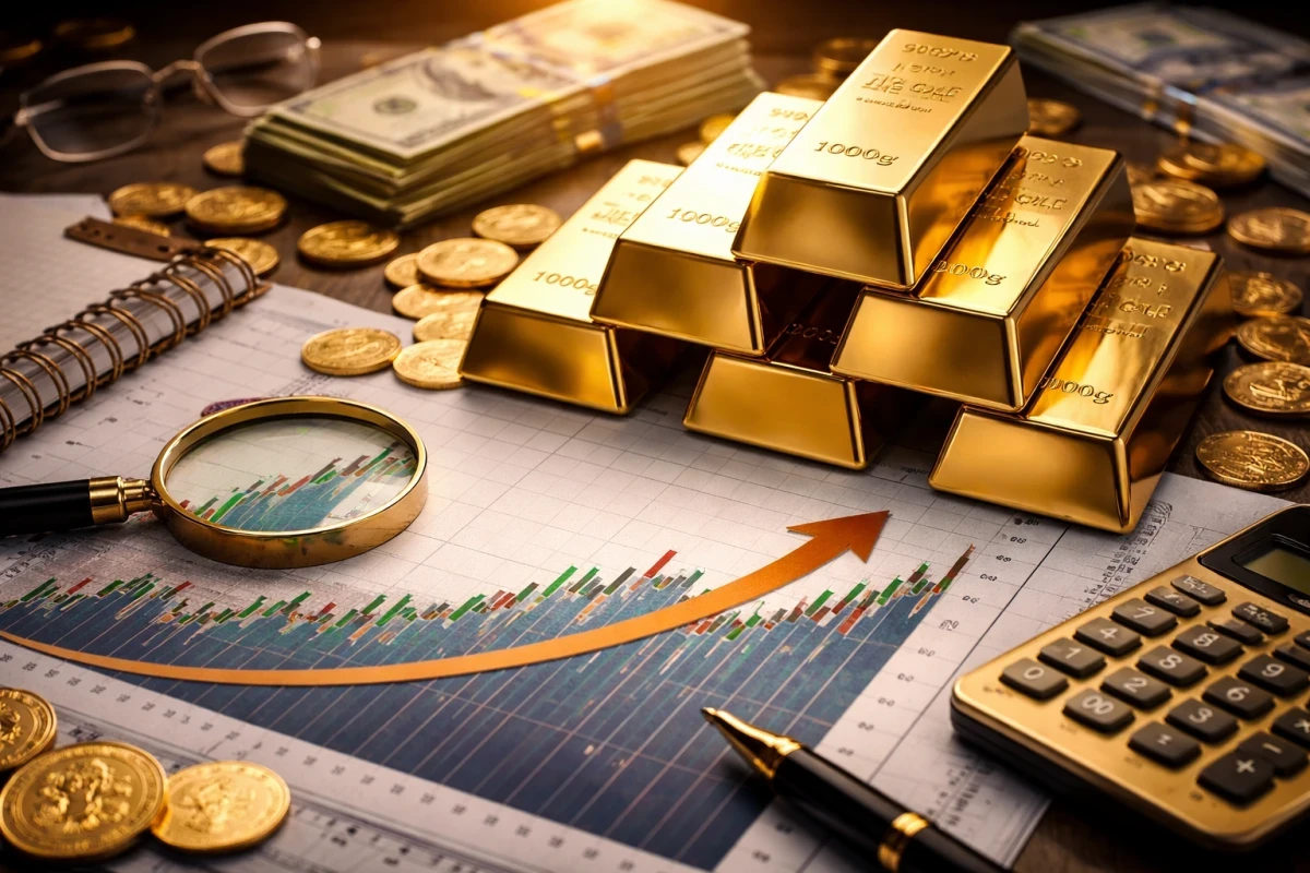 Золото подешевело, а серебро подорожало